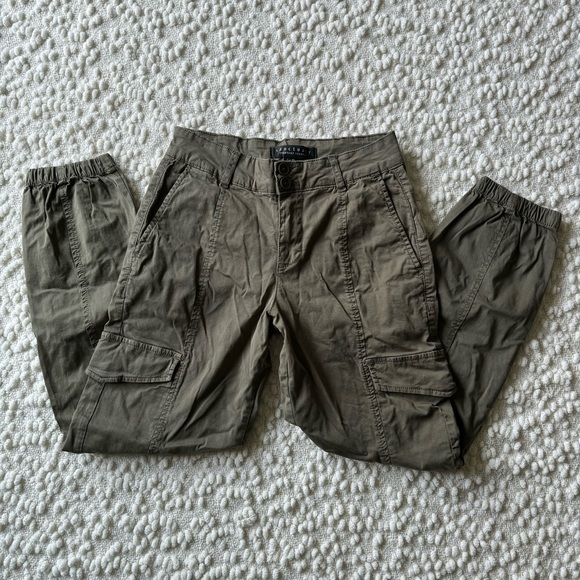 Sanctuary rebel cargo utility pant in hiker green - Picture 5 of 11